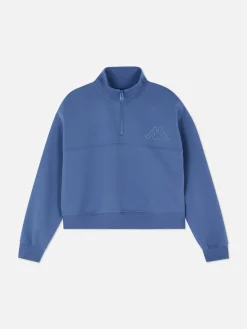 Vêtements De Sport|Primark Sweat-shirt à Col Zippé Kappa X Bleu