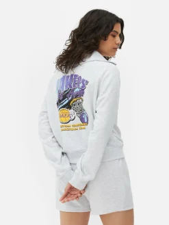 Sweats À Capuche Et Sweat-Shirts|Primark Sweat-shirt à Col Zippé NBA Los Angeles Lakers à Coordonner Gris