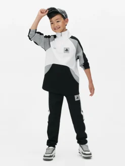 Sweats À Capuche Et Sweat-Shirts|Primark Sweat-shirt à Col Zippé PlayStation Noir/Blanc