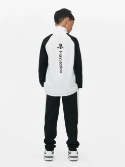 Sweats À Capuche Et Sweat-Shirts|Primark Sweat-shirt à Col Zippé PlayStation Noir/Blanc