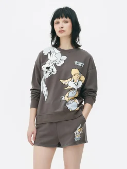 Sweats À Capuche Et Sweat-Shirts|Primark Sweat-shirt à Coordonner Looney Tunes Bugs Bunny Anthracite