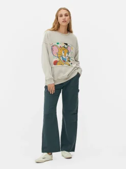 Sweats À Capuche Et Sweat-Shirts|Primark Sweat-shirt à Coordonner Tom Et Jerry Beige