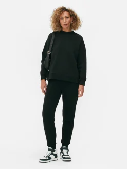 Sweats À Capuche Et Sweat-Shirts|Primark Sweat-shirt à Manches Longues Essential Noir