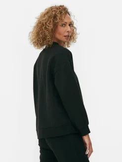 Sweats À Capuche Et Sweat-Shirts|Primark Sweat-shirt à Manches Longues Essential Noir