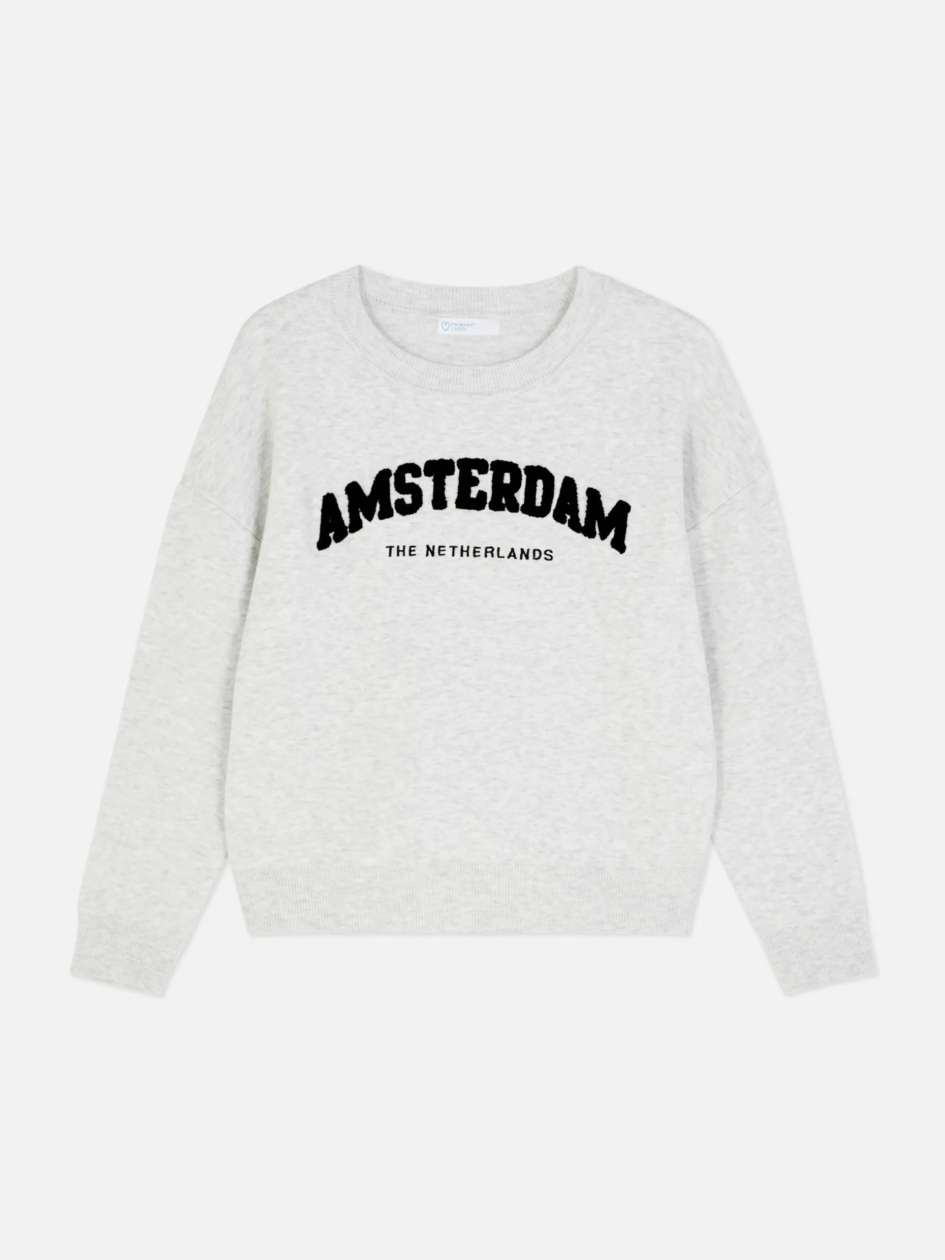 Sweats À Capuche Et Sweat-Shirts|Primark Sweat-shirt à Message Sur Le Devant Gris chiné