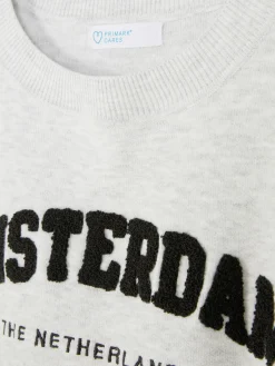 Sweats À Capuche Et Sweat-Shirts|Primark Sweat-shirt à Message Sur Le Devant Gris chiné