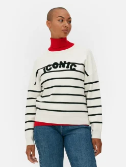 Sweats À Capuche Et Sweat-Shirts|Primark Sweat-shirt à Message Sur Le Devant Blanc