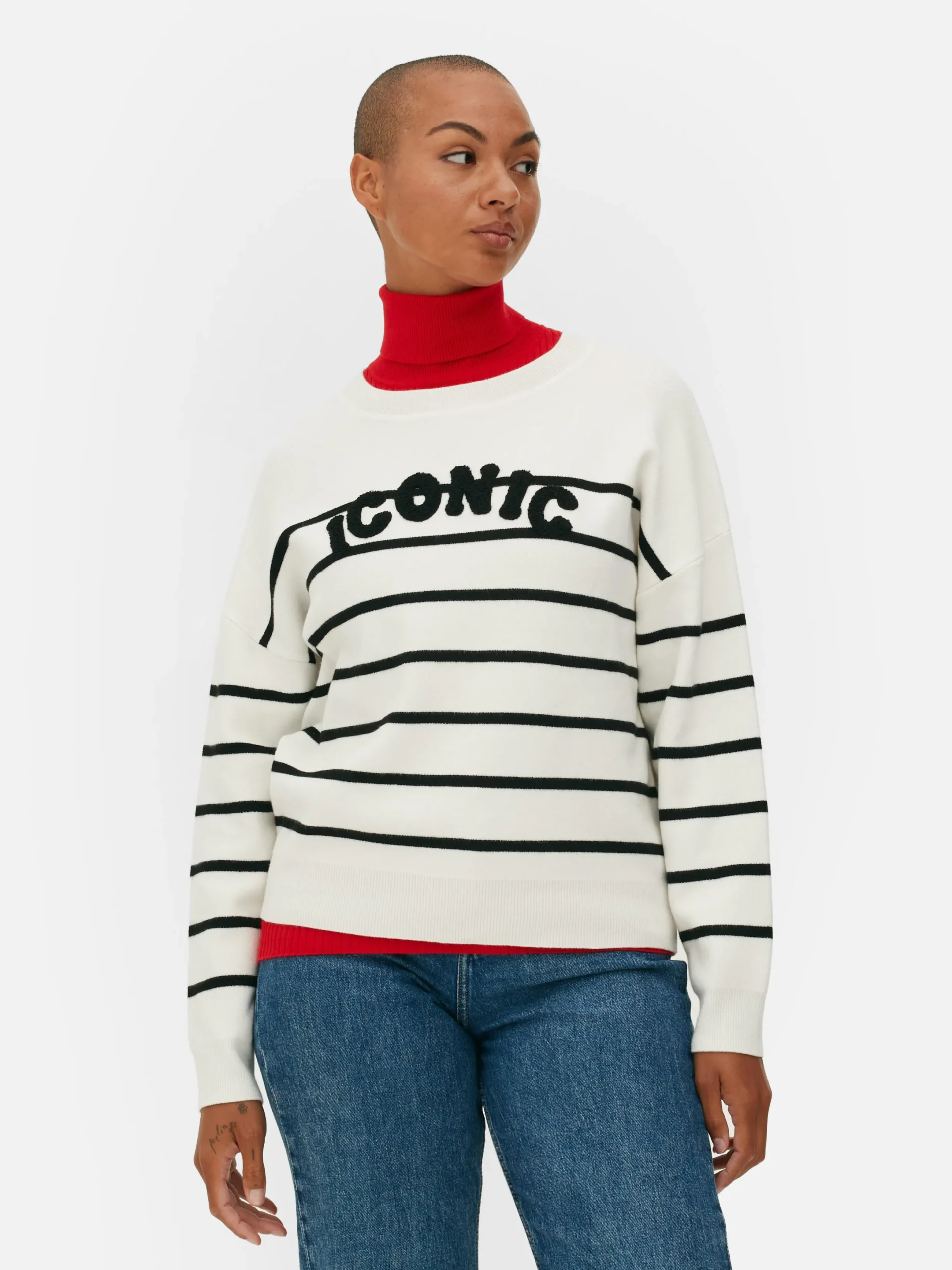 Sweats À Capuche Et Sweat-Shirts|Primark Sweat-shirt à Message Sur Le Devant Blanc