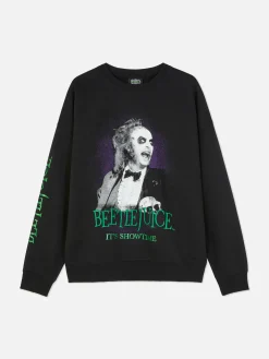 Beetlejuice|Tout Halloween|Primark Sweat-shirt à Motif Personnage Beetlejuice Noir