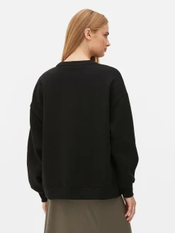 Sweats À Capuche Et Sweat-Shirts|Primark Sweat-shirt Claude Monet Le Bassin Aux Nymphéas Noir