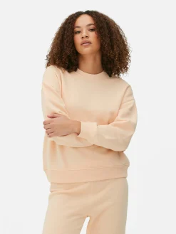 Sweats À Capuche Et Sweat-Shirts|Primark Sweat-shirt Col Ras-du-cou Essential Pêche