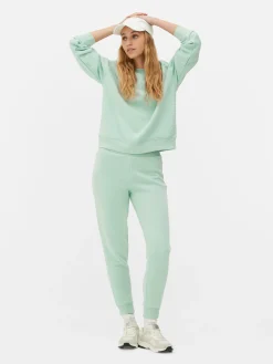 Sweats À Capuche Et Sweat-Shirts|Primark Sweat-shirt Col Ras-du-cou Essential Vert menthe