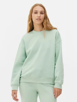 Sweats À Capuche Et Sweat-Shirts|Primark Sweat-shirt Col Ras-du-cou Essential Vert menthe