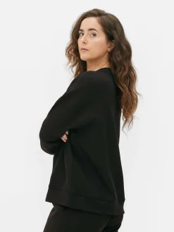Sweats À Capuche Et Sweat-Shirts|Primark Sweat-shirt Coupe Décontractée Noir