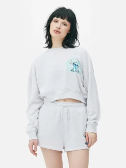 Sweats À Capuche Et Sweat-Shirts|Primark Sweat-shirt Court Disney Lilo & Stitch Gris chiné