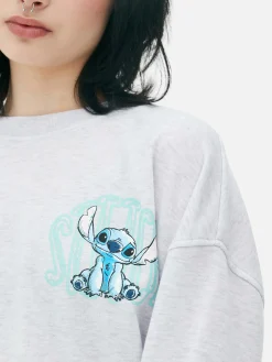 Sweats À Capuche Et Sweat-Shirts|Primark Sweat-shirt Court Disney Lilo & Stitch Gris chiné