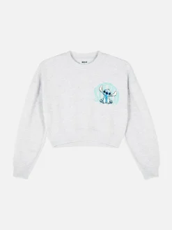 Sweats À Capuche Et Sweat-Shirts|Primark Sweat-shirt Court Disney Lilo & Stitch Gris chiné