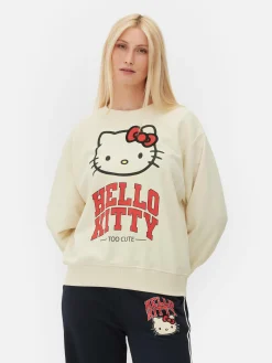 Sweats À Capuche Et Sweat-Shirts|Primark Sweat-shirt De Sport Graphique Hello Kitty Crème