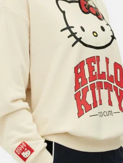 Sweats À Capuche Et Sweat-Shirts|Primark Sweat-shirt De Sport Graphique Hello Kitty Crème