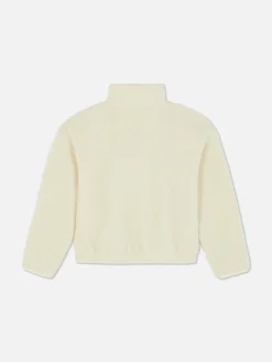 Sweats À Capuche Et Sweat-Shirts|Primark Sweat-shirt Demi-zippé En Molleton Écru