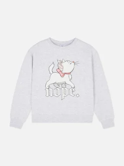 Sweats À Capuche Et Sweat-Shirts|Primark Sweat-shirt Disney Les Aristochats Marie Gris chiné