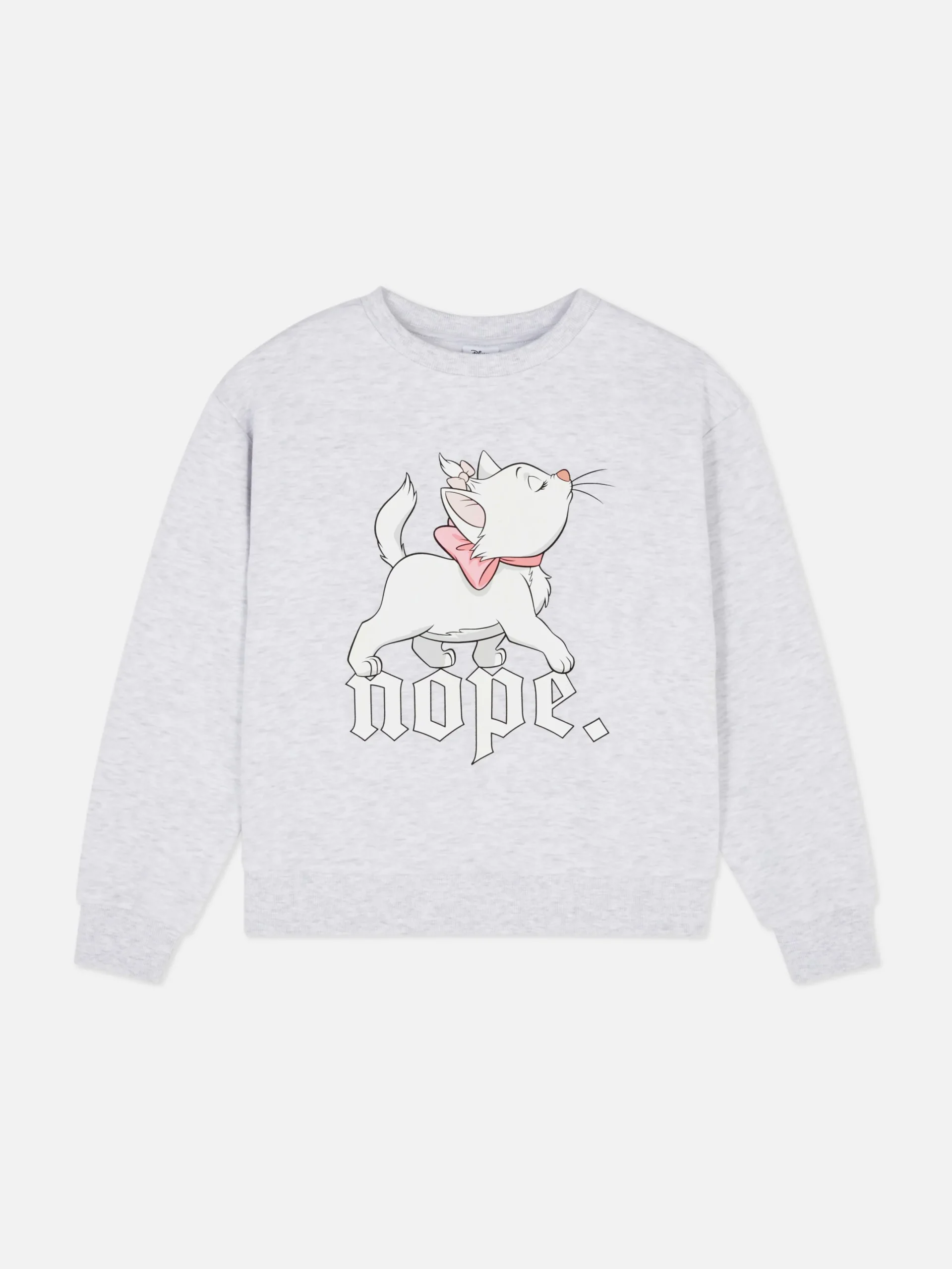Sweats À Capuche Et Sweat-Shirts|Primark Sweat-shirt Disney Les Aristochats Marie Gris chiné