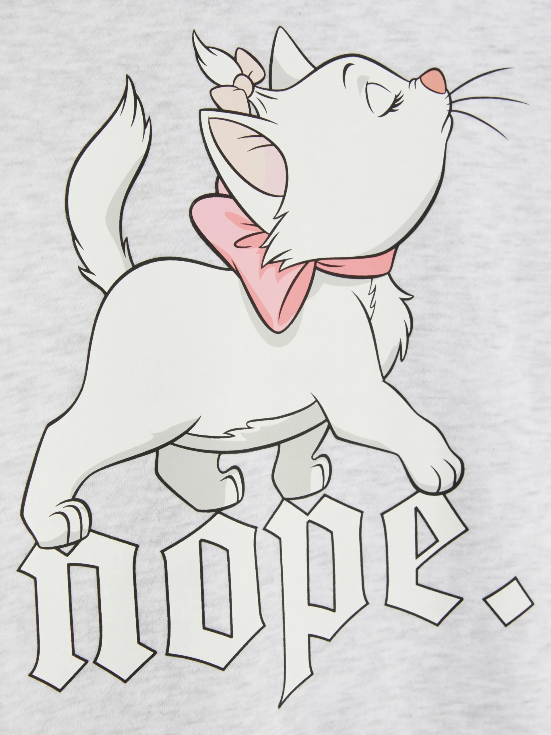 Sweats À Capuche Et Sweat-Shirts|Primark Sweat-shirt Disney Les Aristochats Marie Gris chiné