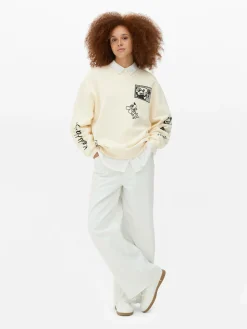 Sweats À Capuche Et Sweat-Shirts|Primark Sweat-shirt Disney Mickey Mouse X Keith Haring Crème