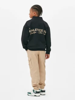 Sweats À Capuche Et Sweat-Shirts|Primark Sweat-shirt Graphique à Col Cheminée Noir