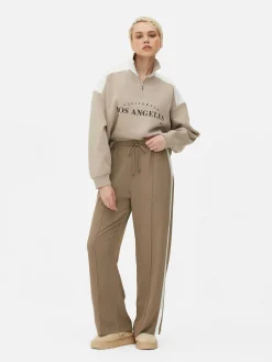 Sweats À Capuche Et Sweat-Shirts|Primark Sweat-shirt Graphique à Col Cheminée Naturel