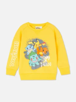 Sweats À Capuche Et Sweat-Shirts|Primark Sweat-shirt Graphique à Motif Graffiti Pokémon Jaune