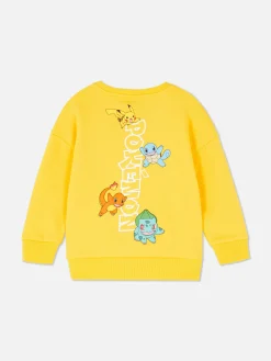 Sweats À Capuche Et Sweat-Shirts|Primark Sweat-shirt Graphique à Motif Graffiti Pokémon Jaune