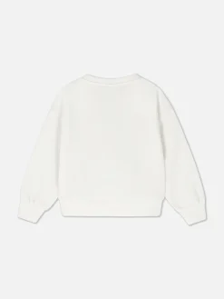 Sweats À Capuche Et Sweat-Shirts|Primark Sweat-shirt Graphique Disney La Belle Et La Bête Blanc