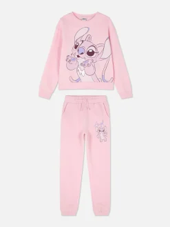 Sweats À Capuche Et Sweat-Shirts|Primark Sweat-shirt Graphique Disney Stitch Angel Rose