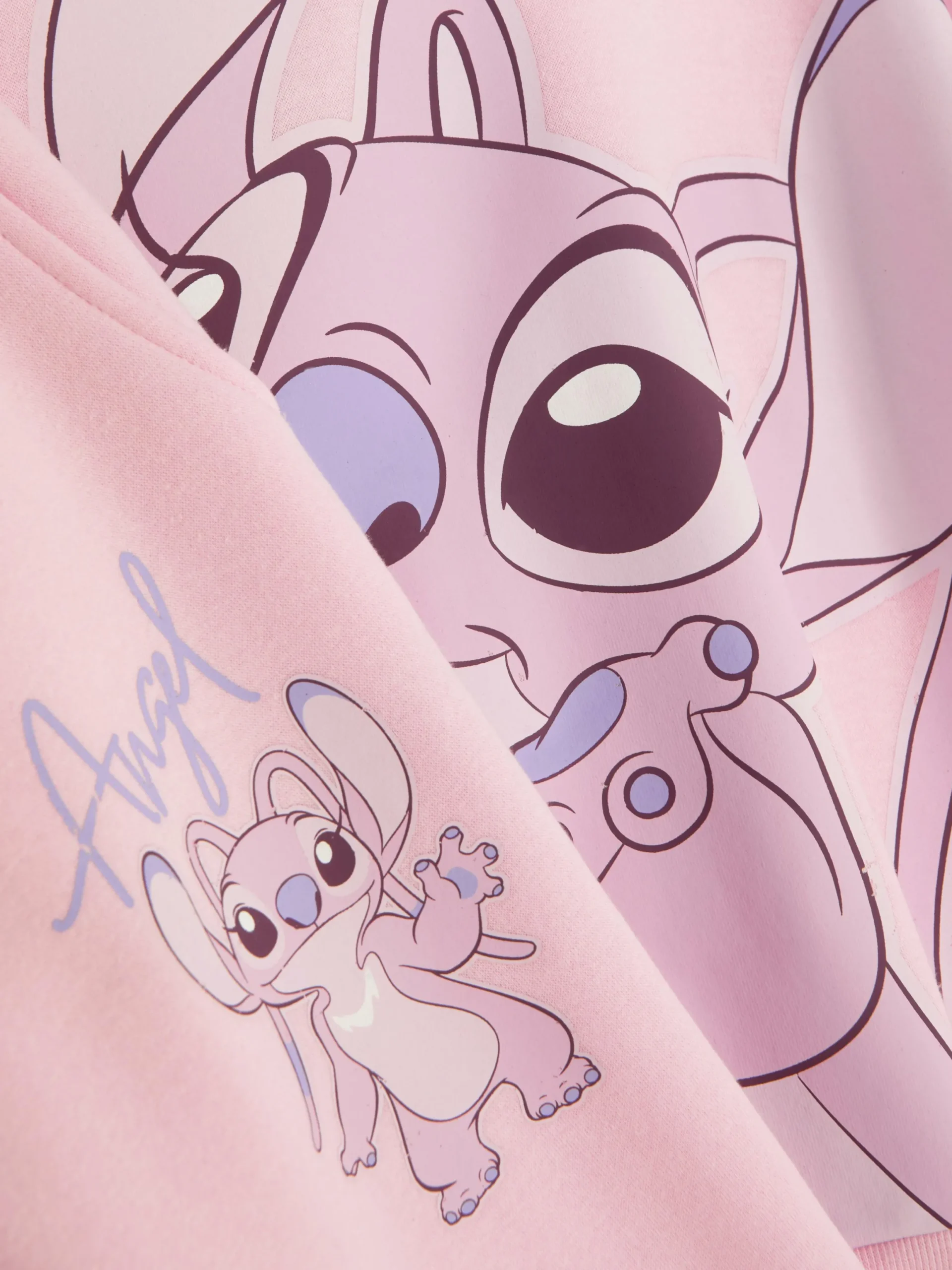 Sweats À Capuche Et Sweat-Shirts|Primark Sweat-shirt Graphique Disney Stitch Angel Rose