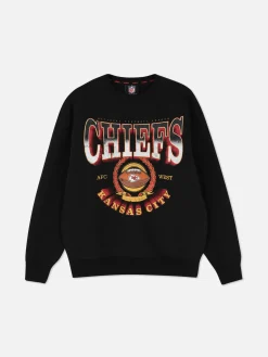 T-Shirts Et Sweat-Shirts À Motifs|Sweats À Capuche Et Sweat-Shirts|Primark Sweat-shirt Graphique NFL Kansas City Chiefs Noir
