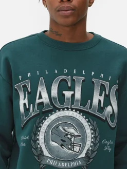 T-Shirts Et Sweat-Shirts À Motifs|Sweats À Capuche Et Sweat-Shirts|Primark Sweat-shirt Graphique NFL Philadelphia Eagles Bleu sarcelle