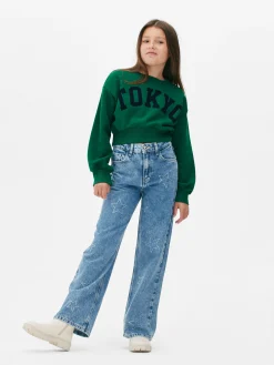 Sweats À Capuche Et Sweat-Shirts|Primark Sweat-shirt Graphique Tokyo Vert