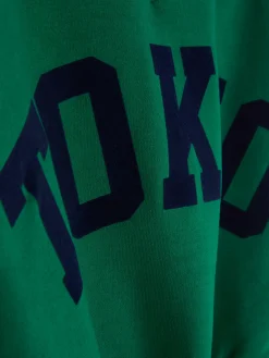 Sweats À Capuche Et Sweat-Shirts|Primark Sweat-shirt Graphique Tokyo Vert
