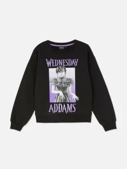 Sweats À Capuche Et Sweat-Shirts|Primark Sweat-shirt Graphique Wednesday Addams Noir