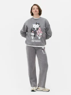 Sweats À Capuche Et Sweat-Shirts|Primark Sweat-shirt Hello Kitty And Friends à Coordonner Anthracite
