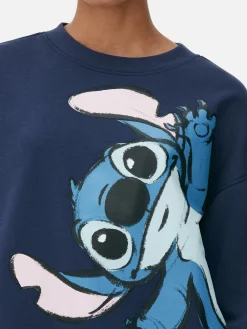Sweats À Capuche Et Sweat-Shirts|Primark Sweat-shirt Large Disney Stitch Bleu marine