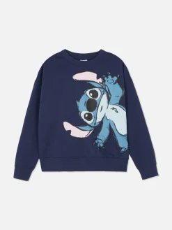 Sweats À Capuche Et Sweat-Shirts|Primark Sweat-shirt Large Disney Stitch Bleu marine