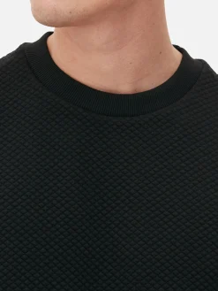 Sweats À Capuche Et Sweat-Shirts|Primark Sweat-shirt Matelassé à Motif Losanges Noir