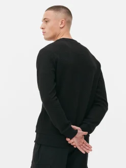 Sweats À Capuche Et Sweat-Shirts|Primark Sweat-shirt Matelassé à Motif Losanges Noir