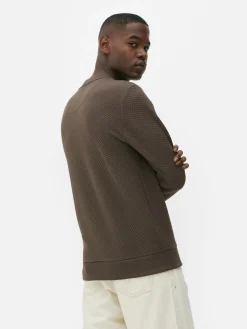 Sweats À Capuche Et Sweat-Shirts|Primark Sweat-shirt Matelassé à Motif Losanges Chocolat