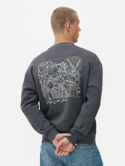 T-Shirts Et Sweat-Shirts À Motifs|Sweats À Capuche Et Sweat-Shirts|Primark Sweat-shirt Nature Morte Au Crâne De Cézanne Noir