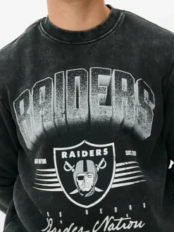 T-Shirts Et Sweat-Shirts À Motifs|Sweats À Capuche Et Sweat-Shirts|Primark Sweat-shirt NFL Las Vegas Raiders à Coordonner Anthracite