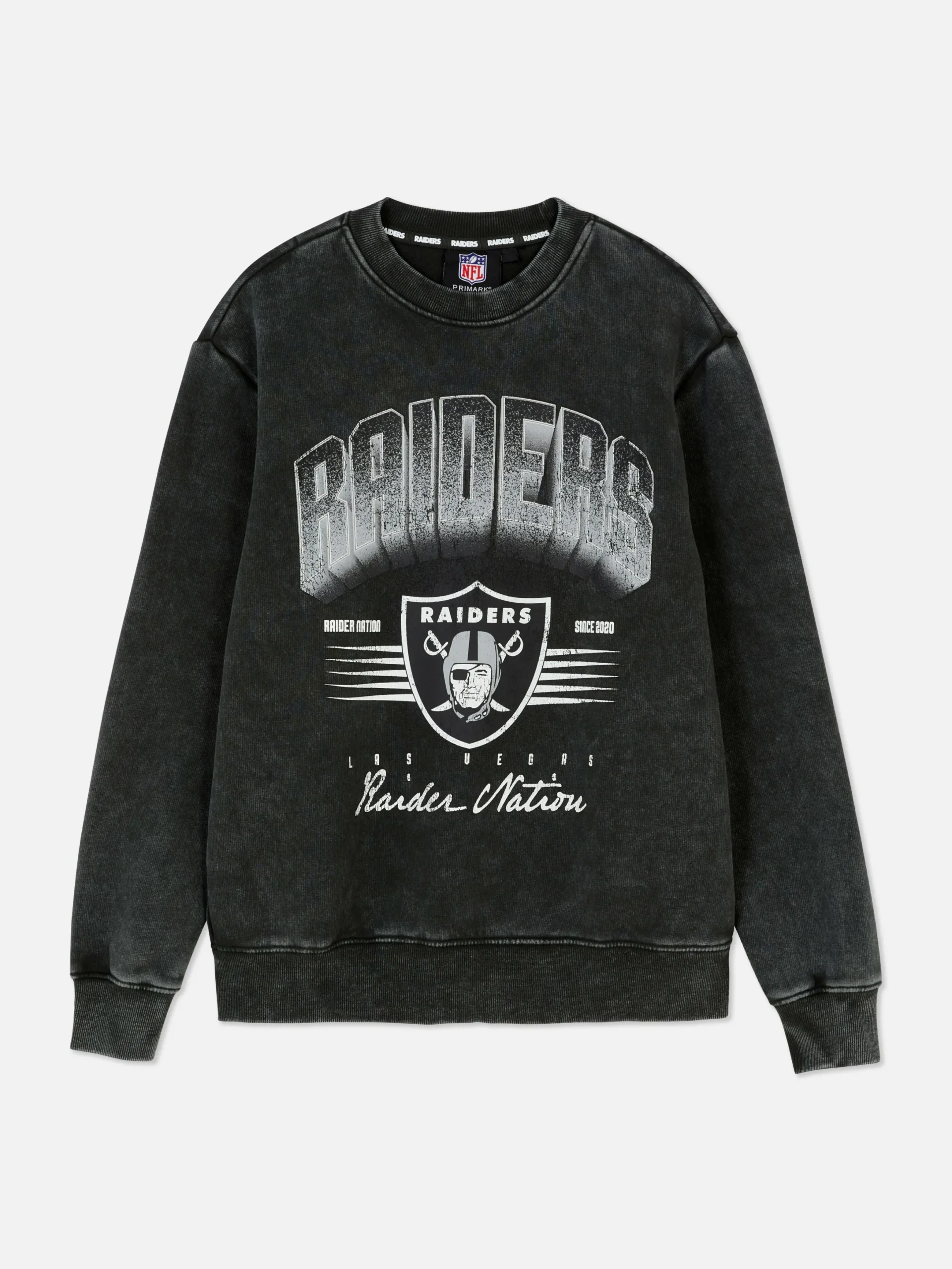 T-Shirts Et Sweat-Shirts À Motifs|Sweats À Capuche Et Sweat-Shirts|Primark Sweat-shirt NFL Las Vegas Raiders à Coordonner Anthracite