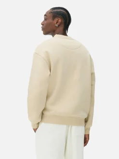 Sweats À Capuche Et Sweat-Shirts|Primark Sweat-shirt Oversize à Col Ras-du-cou Grège